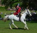 Lincoln Castle Medieval Re-enactment Day, England UK