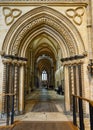 Lincoln Cathedral: arched doorway