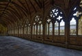 Lincoln Cathedral: cloisters Royalty Free Stock Photo