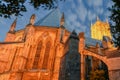 Lincoln Cathedral at night Royalty Free Stock Photo