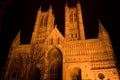 Lincoln Cathedral at Night Royalty Free Stock Photo