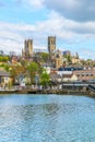 Lincoln cathedral overlooking Brayford pool, England