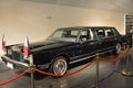 1980 Lincoln Continental Mark VI used by President Ferdinand Marcos display at Presidential Car Museum in Quezon City, Philippines Royalty Free Stock Photo