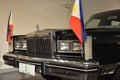 1980 Lincoln Continental Mark VI used by President Ferdinand Marcos display at Presidential Car Museum in Quezon City, Philippines Royalty Free Stock Photo