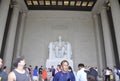 Washington DC, July 5th: Lincoln Memorial inside from Washington District of Columbia USA