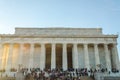 The Lincoln Memorial in Washington DC, USA. National Memorial Built to Honor the 16th President of the United States Royalty Free Stock Photo