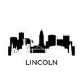 Lincoln, Nebraska city skyline.