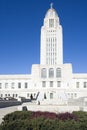 Lincoln, Nebraska - State Capitol Royalty Free Stock Photo