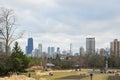 Lincoln park environs and chicago skyline