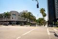 Lincoln Road Miami Beach shot from Washington Avenue