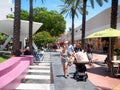 Lincoln Road, a shopping boulevard in Miami Beach