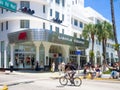 Lincoln Road, a shopping boulevard in Miami Beach