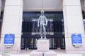 Lincoln statue in front of Indiana government center Royalty Free Stock Photo