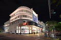 Lincoln Theatre on Lincoln Road Mall in Miami Beach, Florida at night.