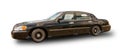 The Lincoln Town Car is a model line of full-size luxury sedan. White background