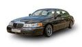 The Lincoln Town Car is a model line of full-size luxury sedan. White background