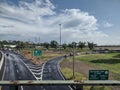 Lincoln Tunnel Sign, Route 495 East, Highway, NJ, USA