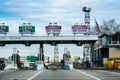 Lincoln Tunnel Toll Station in New Jersey