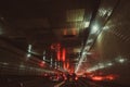 Lincoln tunnel traffic, New York city Royalty Free Stock Photo