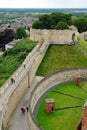 Luci tower and wall of Lincoln castle, Lincoln,England