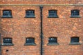 Lincoln victorian prison windows Royalty Free Stock Photo