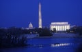 Lincoln, Washington Monuments and U.S. Capitol