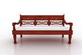 Lind bench furniture Royalty Free Stock Photo