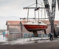 Antifouling maintenance of the sailboat vessel