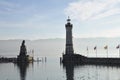 Lindau harbor. Gemany. Royalty Free Stock Photo
