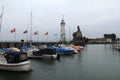 Lindau harbor Royalty Free Stock Photo