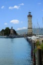 Lindau harbor at Lake Constance