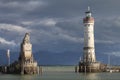 Lindau harbour Royalty Free Stock Photo