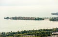 Lindau town on island in Lake Constance, Germany