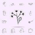 Linden hand drow icon. Universal set of tea for website design and development, app development