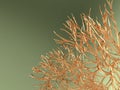 Lindenmayer 3D System - 3D Image Dendritic Aesthetic Template - Generative Tree Graphic Design