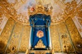 Linderhof palace bedchamber Royalty Free Stock Photo