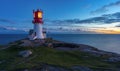 Lindesnes Lighthouse at sunset