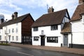 View of historical buildings in the village of Lindfield West Sussex on February 01,