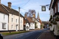 View of historical buildings in the village of Lindfield West Sussex on February 01,