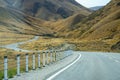 Lindis Pass Royalty Free Stock Photo