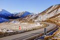 Lindis Pass, New Zealand Royalty Free Stock Photo