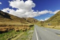 Lindis Pass Royalty Free Stock Photo