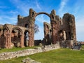 Lindisfarne Priory  - Holy Island Royalty Free Stock Photo