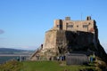 Lindisfarne Castle, Holy Island, Northumberland UK Royalty Free Stock Photo