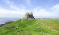 Lindisfarne Castle panoramic view, Holy Island, Northumberland