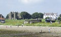 Lindisfarne Holy Island northeast coast of England, Northumberland - August 2nd, 2016