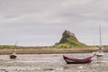 Lindisfarne Island in bright sunlight Royalty Free Stock Photo