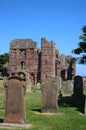 Lindisfarne Priory, Holy Island, Northumberland Royalty Free Stock Photo