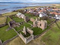 Lindisfarne Priory - Northumberland - England Royalty Free Stock Photo