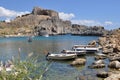 Lindos Acropolis Royalty Free Stock Photo